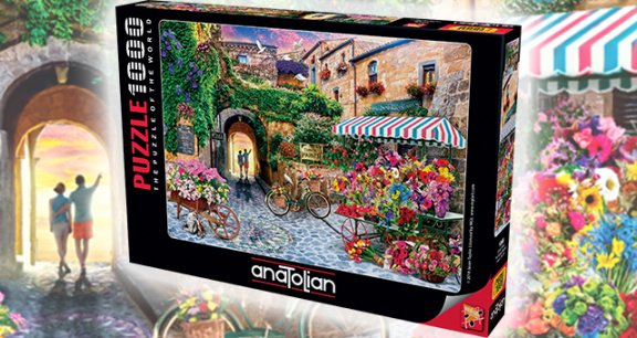 Anatolian - The Flower Market - 1000 Stukjes Nieuw - Afbeelding 3