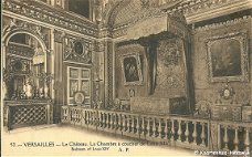 Frankrijk Versailles Le Chateau. Bedroom of Louis XIV