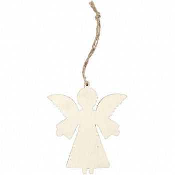 Witte engelen vleugels 10cm (10 stuks) - 2