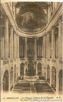 Frankrijk Versailles Le Chateau Interieur de la Chapelle - 1