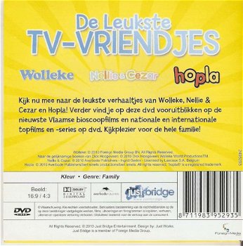 DVD De Leukste TV-VRIENDJES Wolleke – Nellie & Cezar - Hopla - 2