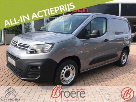 Citroën Berlingo - 1.6 BlueHDi 100 S&S CLUB 1000kg - 1