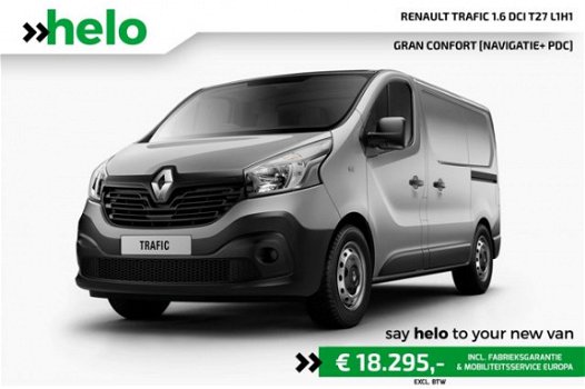 Renault Trafic - 1.6 dCi T27 L1H1 Gran Confort [Navigatie + PDC] - 1