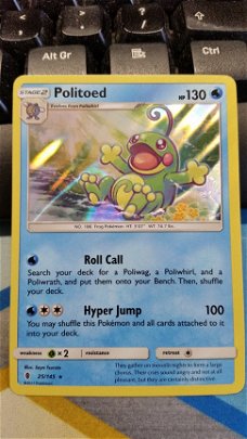 Politoed 25/145 Holo SM Guardians Rising