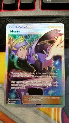 Morty  212/214  Full Art Ultra Rare Lost Thunder