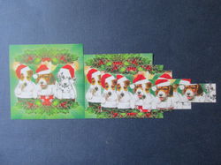 016 Kerst Pyramide losse plaatjes honden