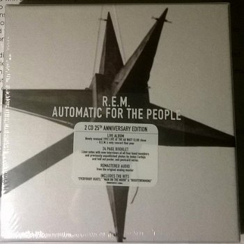 R.E.M. ‎– Automatic For The People (2 CD) 25th Anniversary Edition Nieuw/Gesealed - 1