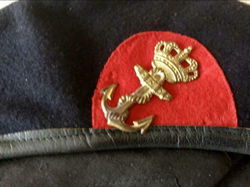 Korps Mariniers Oude Baret 50/60 met Koper Anker