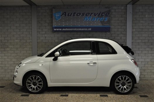 Fiat 500 C - 1.2 Lounge cabrio, PDC, Airco, 16inch LM, 1/2 leder - 1