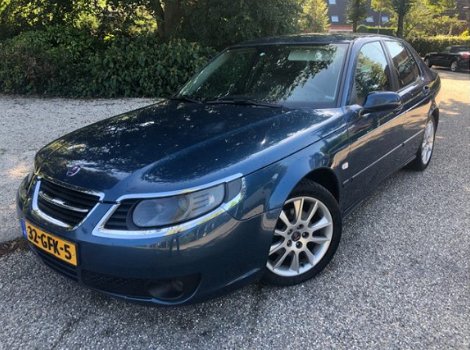 Saab 9-5 - 2.0t Vector Sport, AUT, NAVI, LEER, TOP ONDERHOUDEN - 1