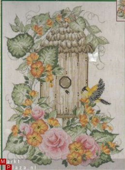 Sale-Bucilla Pakket Birdhouse with floral - 1