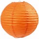 Papieren lamp lampion oranje rijstpapier 20cm per stuk - 1 - Thumbnail