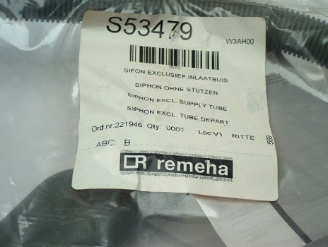 Remeha sifon excl. inlaatbuis S53479 - 2