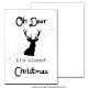 Kerst kaart quote dreaming of a white christmas A6 - 4 - Thumbnail