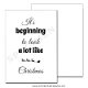 Kerst kaart quote dreaming of a white christmas A6 - 7 - Thumbnail