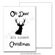 Kerst kaart quote merry little christmas A6 - 2 - Thumbnail