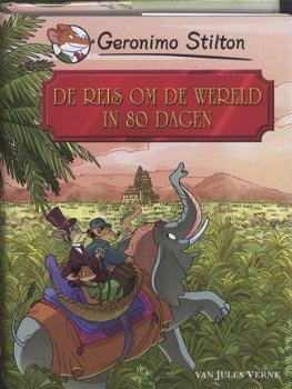 Geronimo Stilton - De Reis Om De Wereld In Tachtig Dagen (Hardcover/Gebonden) - 1