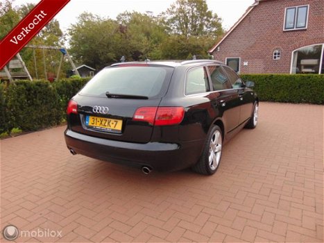 Audi A6 Avant - 2.4 Pro Line, Bj 2007, Zwart Mett, 18-Inch, Automaat, Navi/PDC/Xenon - 1