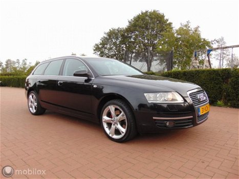 Audi A6 Avant - 2.4 Pro Line, Bj 2007, Zwart Mett, 18-Inch, Automaat, Navi/PDC/Xenon - 1