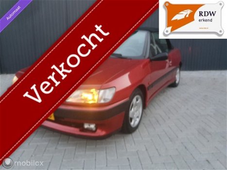 Peugeot 306 Cabriolet - 1.8 APK 24-04-2020 automaat koopje - 1