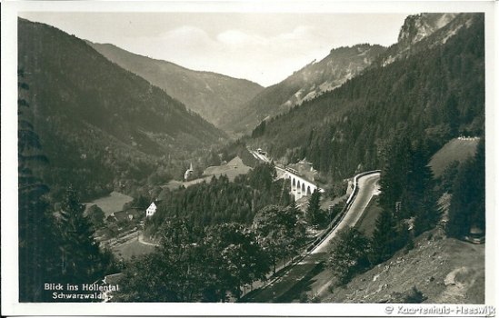Duitsland Blick ins Hollental Schwarzwald - 1