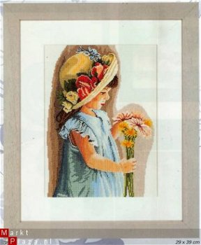 SALE LANARTE BORDUURPAKKET , GIRL WITH THE FLOWERED HAT 35122 - 1