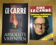 2x John le Carré - Absolute vrienden en Edelman, bedelman, schutter, spion