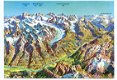 L044 Aletschgebiet und Goms Wallis - Relief Geografie / Zwitserland - 1 - Thumbnail