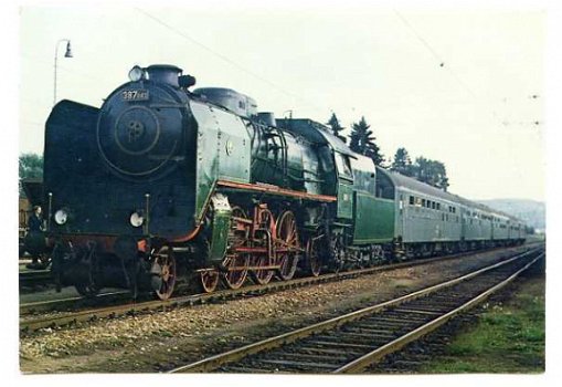 L050 CSD-Museumslok Locomotief vor Morop Sonderzug am 10 sept 1976 - 1