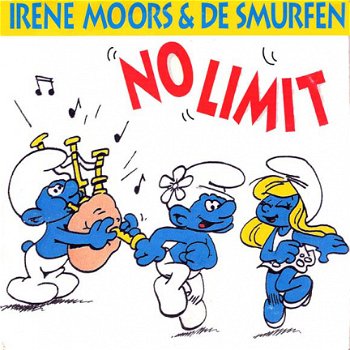 Irene Moors & De Smurfen ‎– No Limit (2 Track CDSingle) - 1