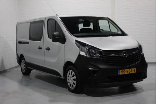 Opel Vivaro - 1.6 CDTI 120 pk Dubbel Cabine L2 Airco. Cruise Control, Trekhaak, 6 Zitplaatsen - 1