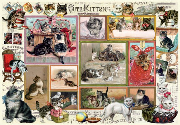 Anatolian - Cute Kittens and Comical Dogs - 2 x 500 Stukjes - Afbeelding 2