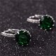1001 oorbellen groen swarovski kristal en rhinestone imi diamantjes sterling zilver 925 - 1 - Thumbnail