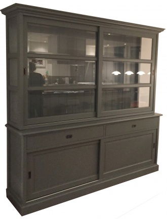 Buffetkast Heino Engels groen 235 x 50/40 x 220cm - nr. 1