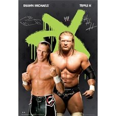 Shawn Michaels en Triple H kaarten bij Stichting Superwens!