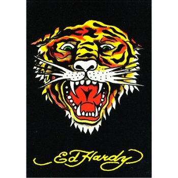 Ed Hardy - Tiger kaarten bij Stichting Superwens! - 1