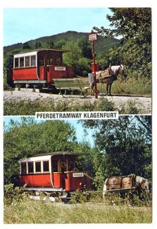 L120 Klagenfurt Karntner Museumbahnen Paarden Tram / Pferdetramway  / Oostenrijk