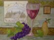 schilderij van stilleven met wijn - 2 - Thumbnail