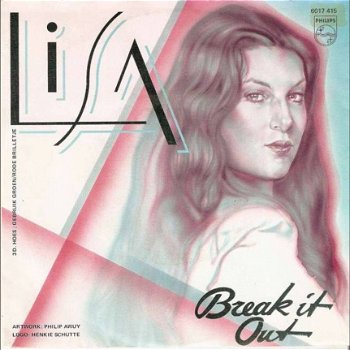 Singel Lisa Boray - Break it out / instrumental - cover in 3 - 1