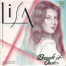 Singel Lisa Boray - Break it out / instrumental - cover in 3