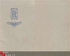 ROLLS-ROYCE BENTLEY RANGE (1968) BROCHURE .