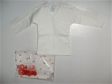 BABY SHIRT WIT SET 4 STUKS MAAT 62 NIEUW