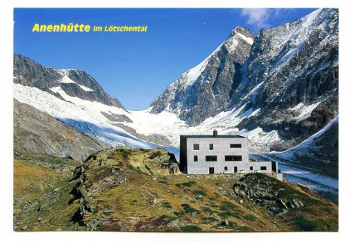 L144 Anenhutte Lotschenlucke Sattelhorn Langgletscher / Wallis / Zwitserland - 1
