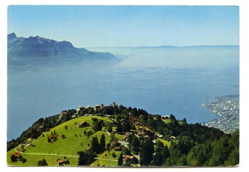 L156 Caux sur Montreux Lac Leman Alpes de Savoie et Jura / Zwitserland - 1