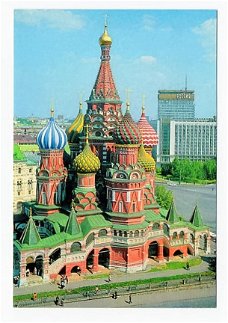 L159 Moskau Moscow The Cathedral of St. Basil theBlassed / Rusland