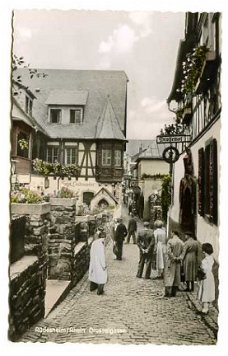 L161 Rudesheim / Rhein Drosselgasse Duitsland