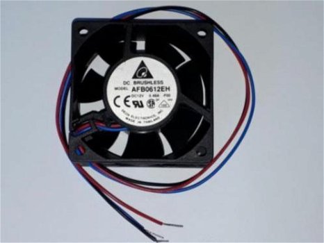 Delta AFB0612EH. 12 v 0.48 A. 3-pin 60 mm ventilator. - 1