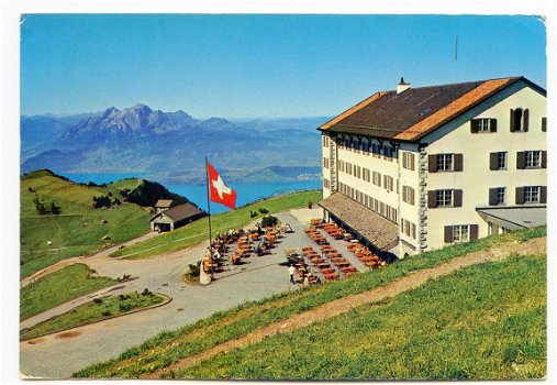 L186 Hotel Rigi Kulm Blick auf Pilatus / Zwitserland - 1
