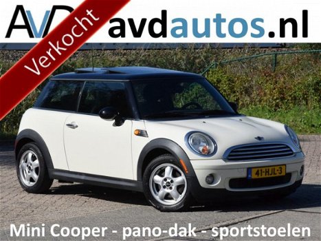 Mini Mini Cooper - 1.6 / panorama schuif/kanteldak / airco / zwarte hemel - 1