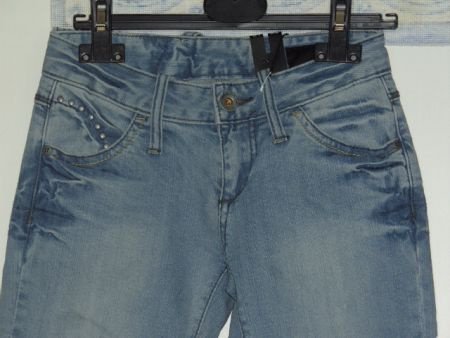 SPIJKERBROEK OUTFITTERS NATION STRETCH MEISJES MT 27&24&22 - Afbeelding 2
